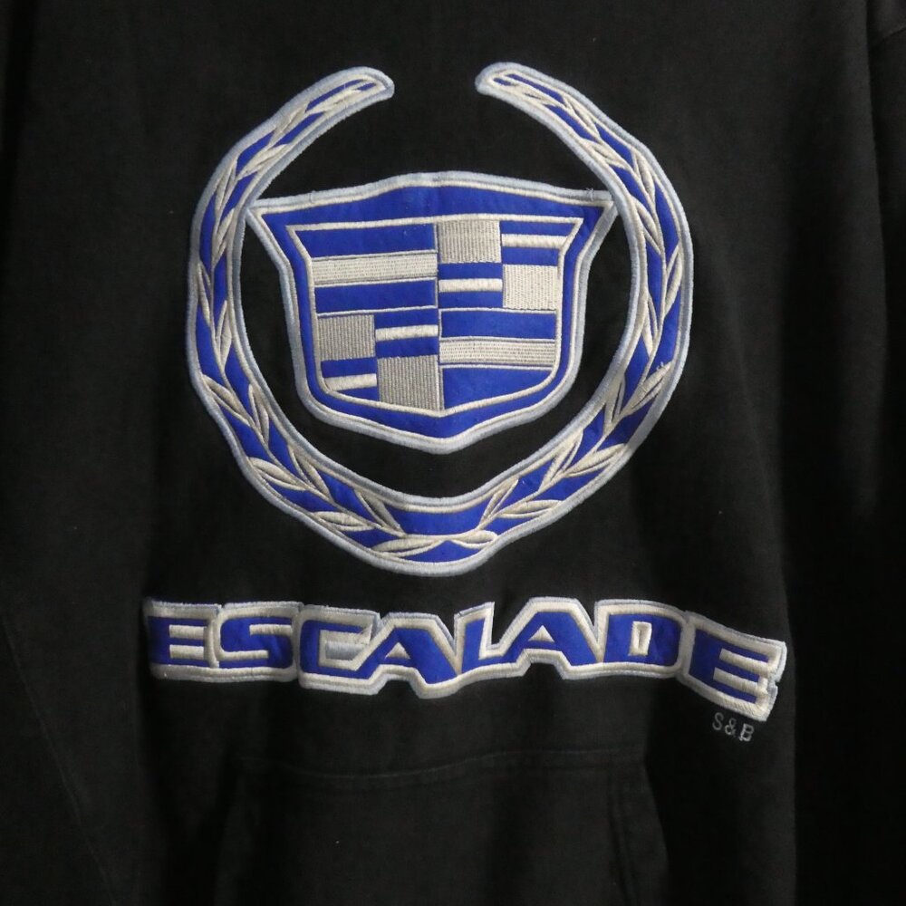 Vintage Y2K | STEVE & BARRY'S | large | Escalade - Cadillac Hooded Sweatshirt
